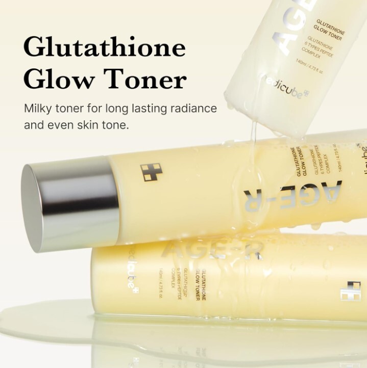medicube glutathione glow toner Age-R Milky 140ml / 4.73 fl. oz Bpc-157 for Sleep Quality Net Weight:5mg irritating milky texture VW_BOGO50_SEP26