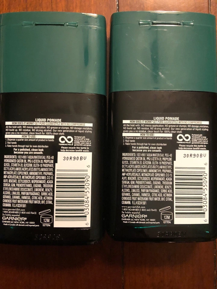 Paquete de 2 Crema de gel para cabello Garnier Fructis Style Shine & Hold líquida pomada Med Hold  Foto 2 de 2