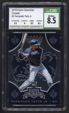 2019 Panini Chronicles Crusade #3 Fernando Tatis Jr. CSG 8.5 Padres Rookie RC