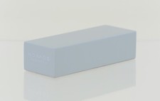 NOMOS Glashütte Dekoblock Schaufenster silber 5x13x3