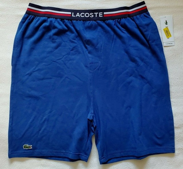 lacoste knit shorts