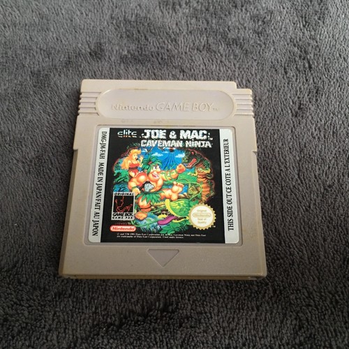 Nintendo Game Boy Joe & Mac Caveman Ninja FAH Very Good Condition