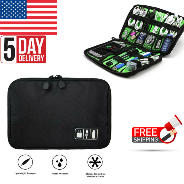 Pouch Accessories Bag Organizer Charger Storage USB Cable Electronic Travel Bag