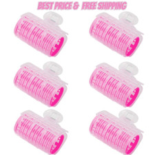 6Pcs Plastic Hair Curlers Rollers Self-Grip Hair Clip Curler Bangs Hair Sticky