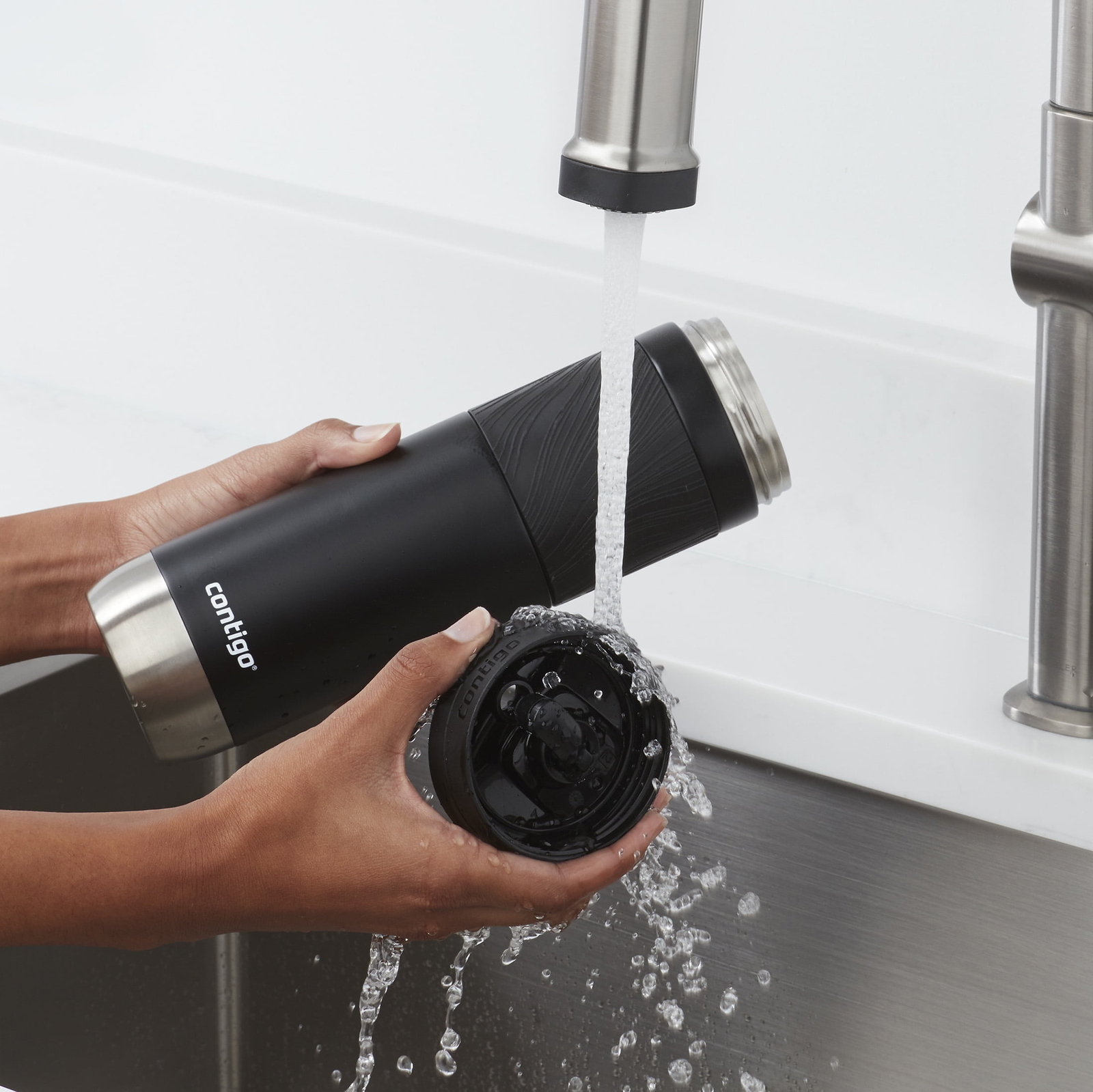 Contigo Byron 2.0 Stainless Steel Travel Mug with SNAPSEAL Lid and Grip, 24oz