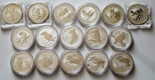 1 Oz Silber Kookaburra 1990-2019 Silberm&uuml;nze, Sammlerm&uuml;nze 1 Unze Feinsilber