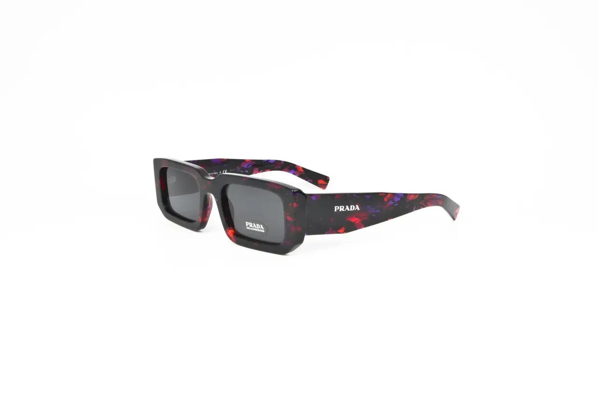Prada SPR06Y 06V-5S0 Sunglasses Unisex Multicolor Rectangular | eBay