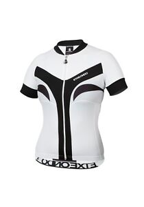 ETXEONDO Aroa Women's Short Sleeve Cycling Jersey Black/White