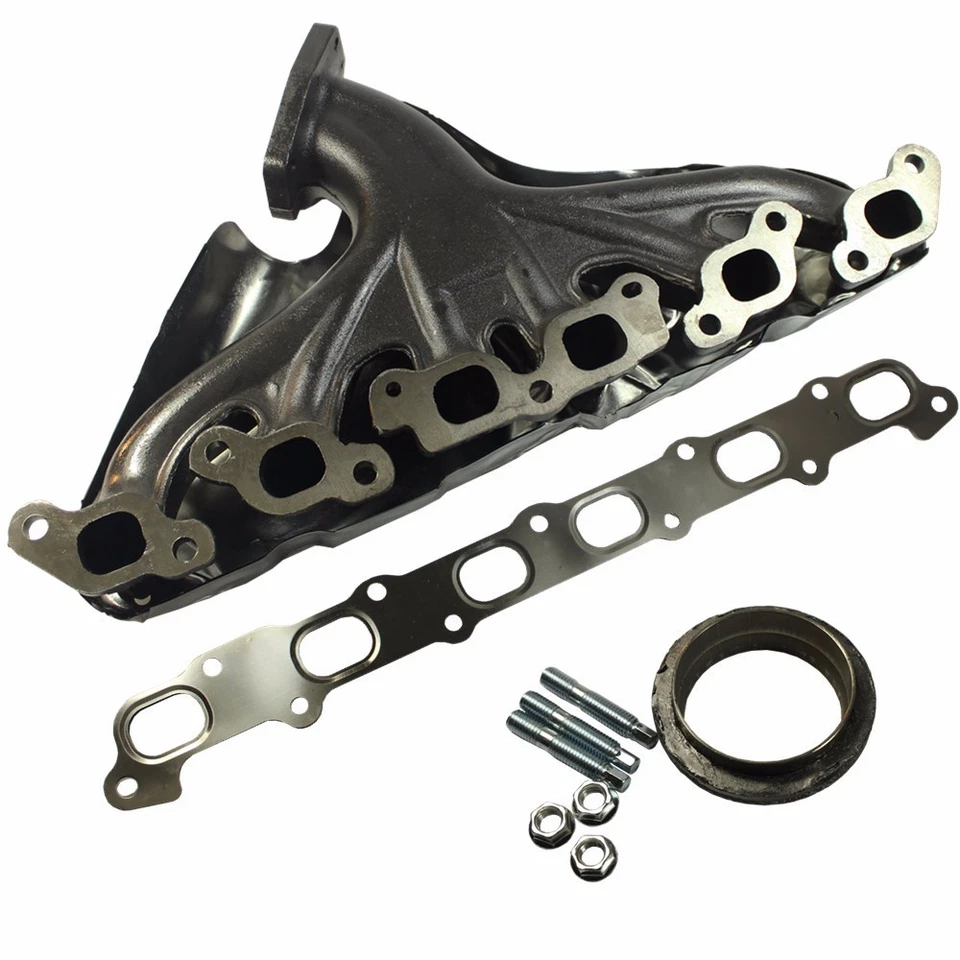 Kit de colector de escape y junta para Buick Chevy GMC Isuzu Oldsmobile Saab L6 4,2 L Foto 3 de 4