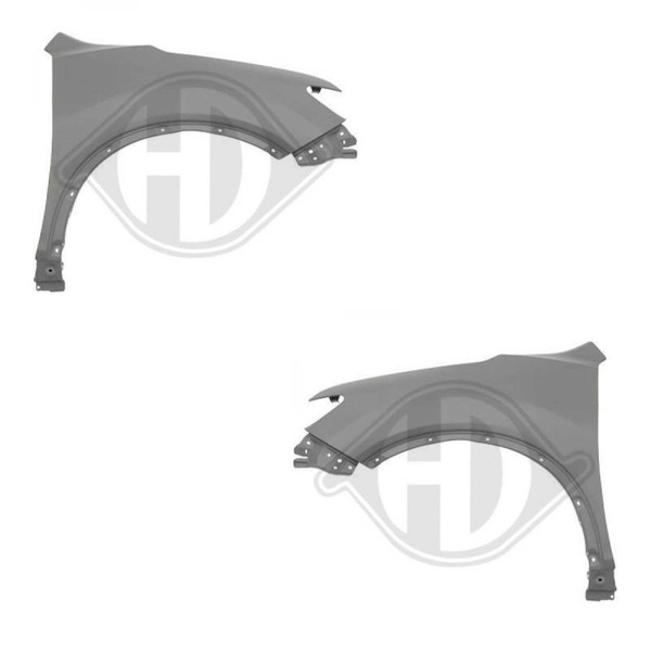 KotflüGel Set Rechts Links Unlackiert Stahl FüR Nissan X-Trail T32_ T32-image