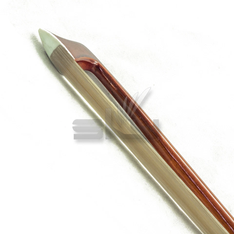 High Quality New 1/16 Size Violin Bow Well Balanced Brazilwood Fiddle Bow - Image 3 of 4