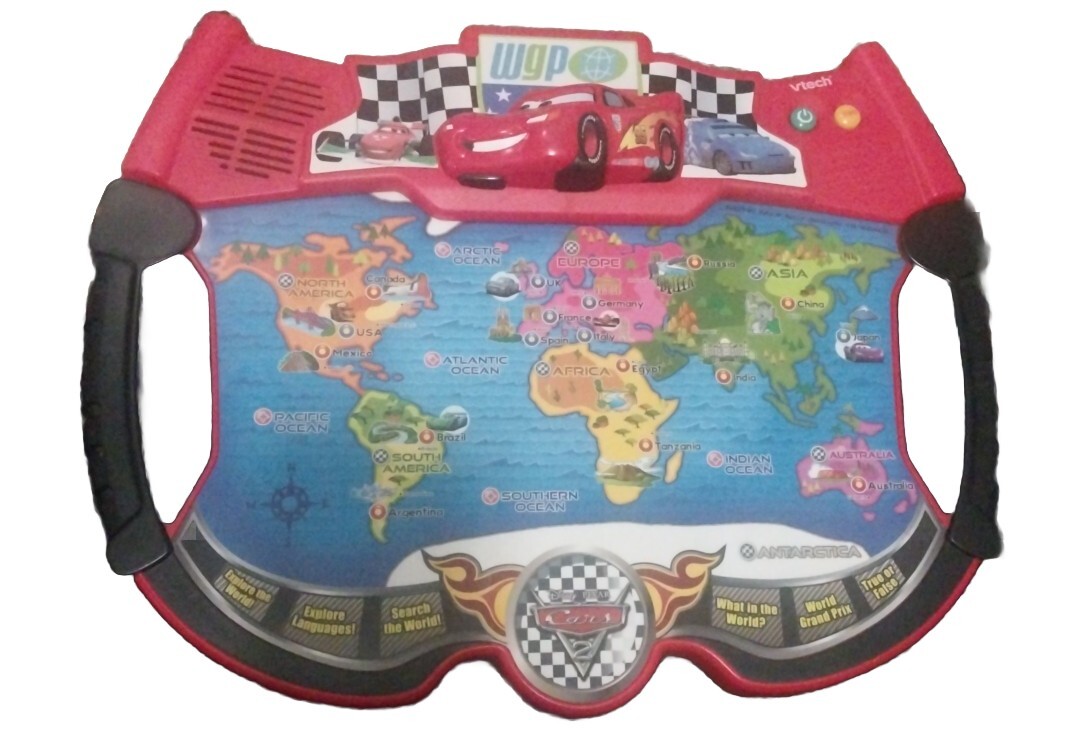 Disney Pixar “Cars” Lightning McQueen Atlas By VTech, Memory Toy