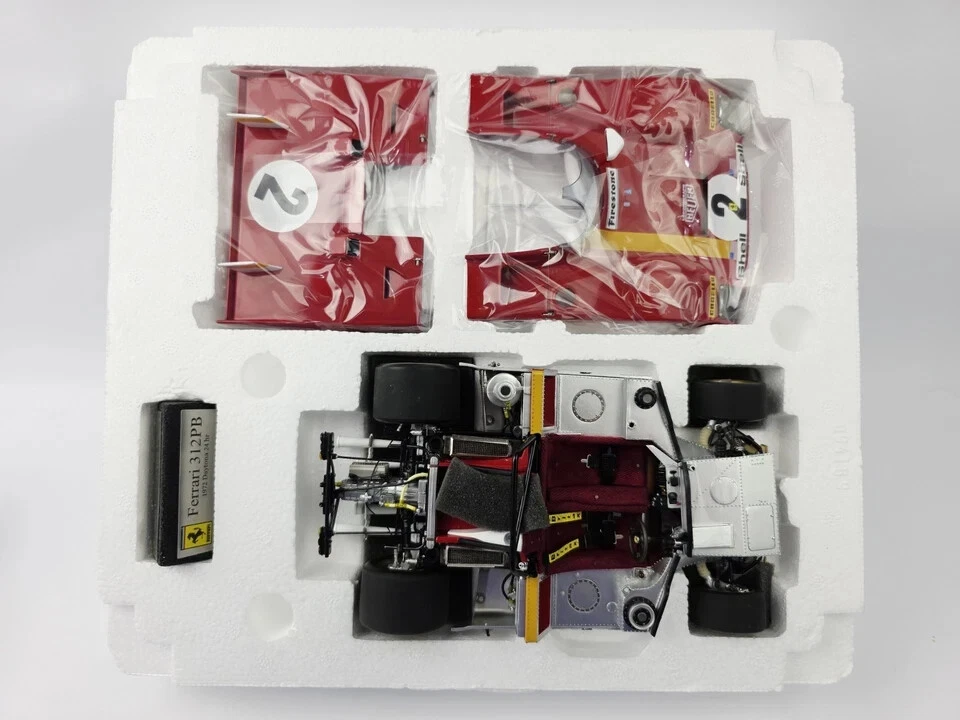 GMP FERRARI 312PB RACE CAR ANDRETTI ICKX MASTERPIECE 1/18 SCALE VERY NICE in BOX - Image 3 of 4