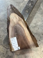 Black Walnut Slab #2129, live edge slab, unfinished, free shipping