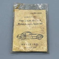 Porsche 356 912 Solex 40 PII Single Shaft  Carburetor Rebuild Kit ROYZE SO-25K