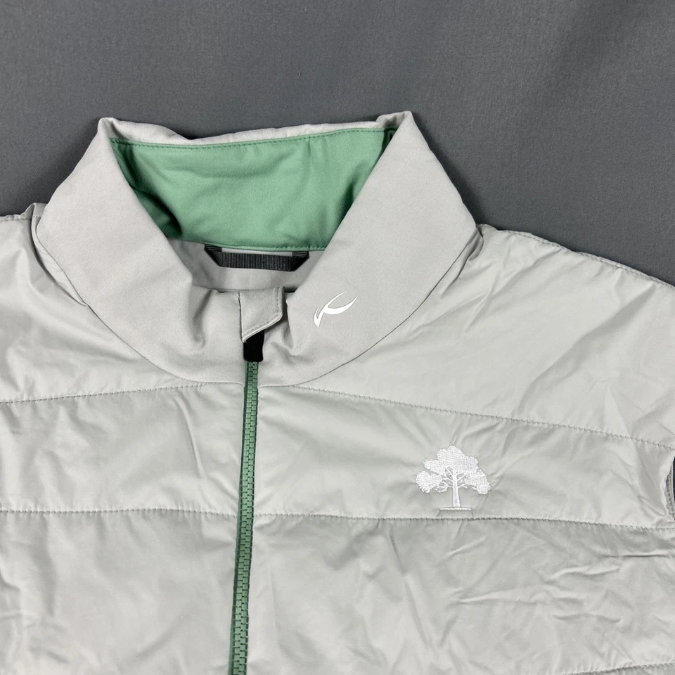 KJUS Golf Vest Release Chest Logo XL 54 Gray Polyester Spandex NWOT MSRP $279 - Image 2 of 4