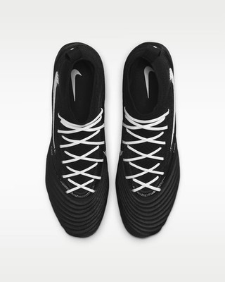 Nike Alpha Menace 5 Elite Football Cleats Black White HV7018-001