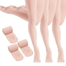 Ballet Tights for Girls - Ultra Soft Dance Tights Convertible Pink Tight Todd...