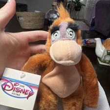 Disney King Louie Mini Beanbag Plush The Jungle Book Ages 3 3-4 4-7 8-11 Years
