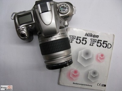 Nikon F55 + AF Nikkor 28-80 mm 1:3,5-5,6 G Zoom-Objektiv lens SLR-Kamera F-55