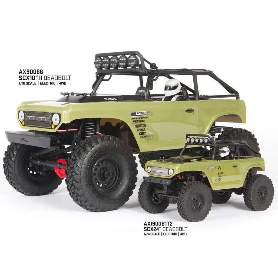 Axial AXI90081T2 SCX24 Deadbolt 1/24th Scale Electric 4WD - RTR Green - Bild 4 von 4