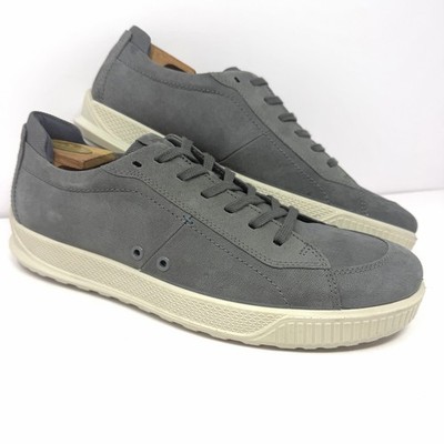 Ecco Men s Byway Casual Sneakers Sz 47 EU / 13 Grey Nubuck Leather Shoe EUC