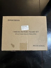 Picture Frame Set Modern, Multi-Size Display Innocheer 7-Piece Gallery Wall