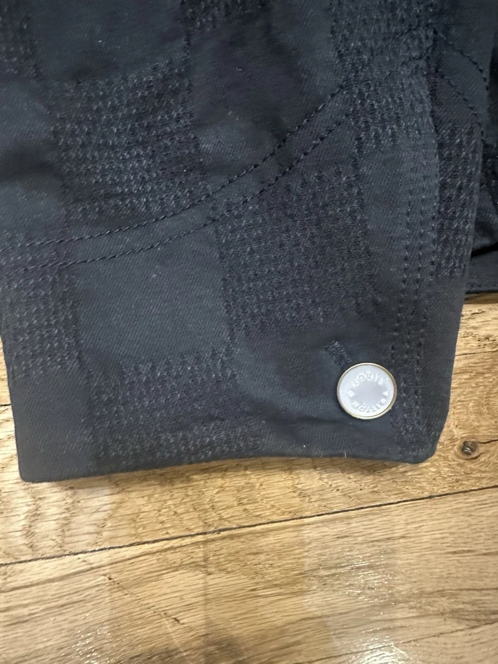 Jaqueta jeans xadrez turquesa amostra Louis Vuitton - Imagem 3 de 4