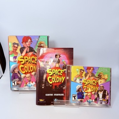 Space Colony (PC, 2003) Complete CIB w/ Manual Firefly Studios Teen