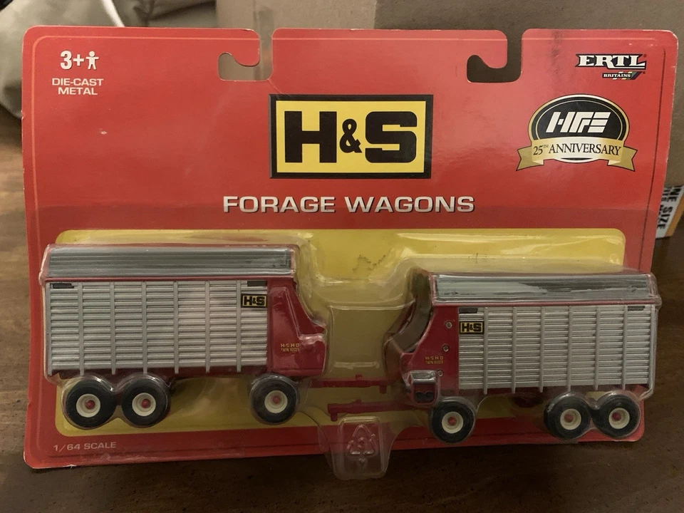 1/64 Ertl H&S Forage Wagon Toy Set- DieCast- Helle 30th Ann.  (READ DESCRIPTION) - Image 2 of 4