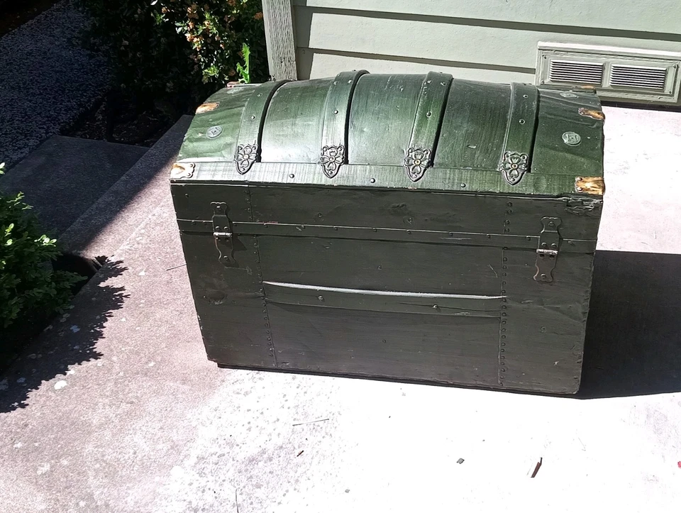 Антикварный пароварка багажник - Изображение 4 из 4