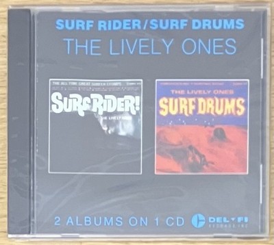 SEALED UNOPENED Surf Rider/Surf Drums The Lively Ones CD 1994 Del Fi DFCD 71242