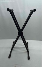 Proline Black X-Shape Musical Instrument Adjustable Leg Folding Keyboard Stand