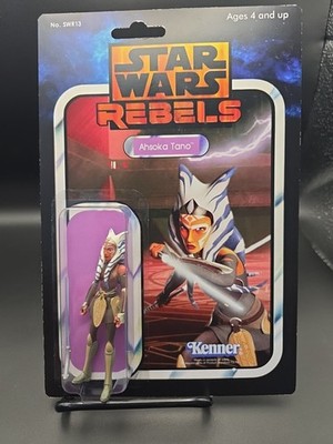 Custom Star Wars Rebels Ahsoka Tano 3.75'' VC Style Figure On Custom Card