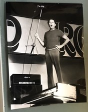 Jerry Lee Lewis 8x6 bw photo Wembley Stadium Aug 5 1972 very good condition