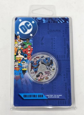 DC Comics Legends Batman Wonder Woman & Superman Coin Official Limited Edition