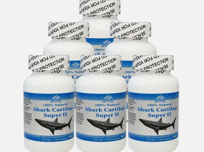 #ad #ad 6x 100% Natural Shark Cartilage 750mg 100 Caps =600Caps $72.99