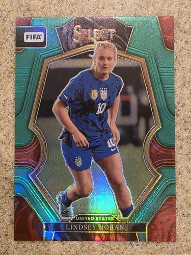 Lindsey Horan [Green] #193 2022 Panini Select FIFA card