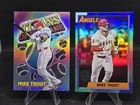 Mike Trout 8 Card Lot Angels 2025 Topps Bowman Base Inserts MLB All-Star MVP