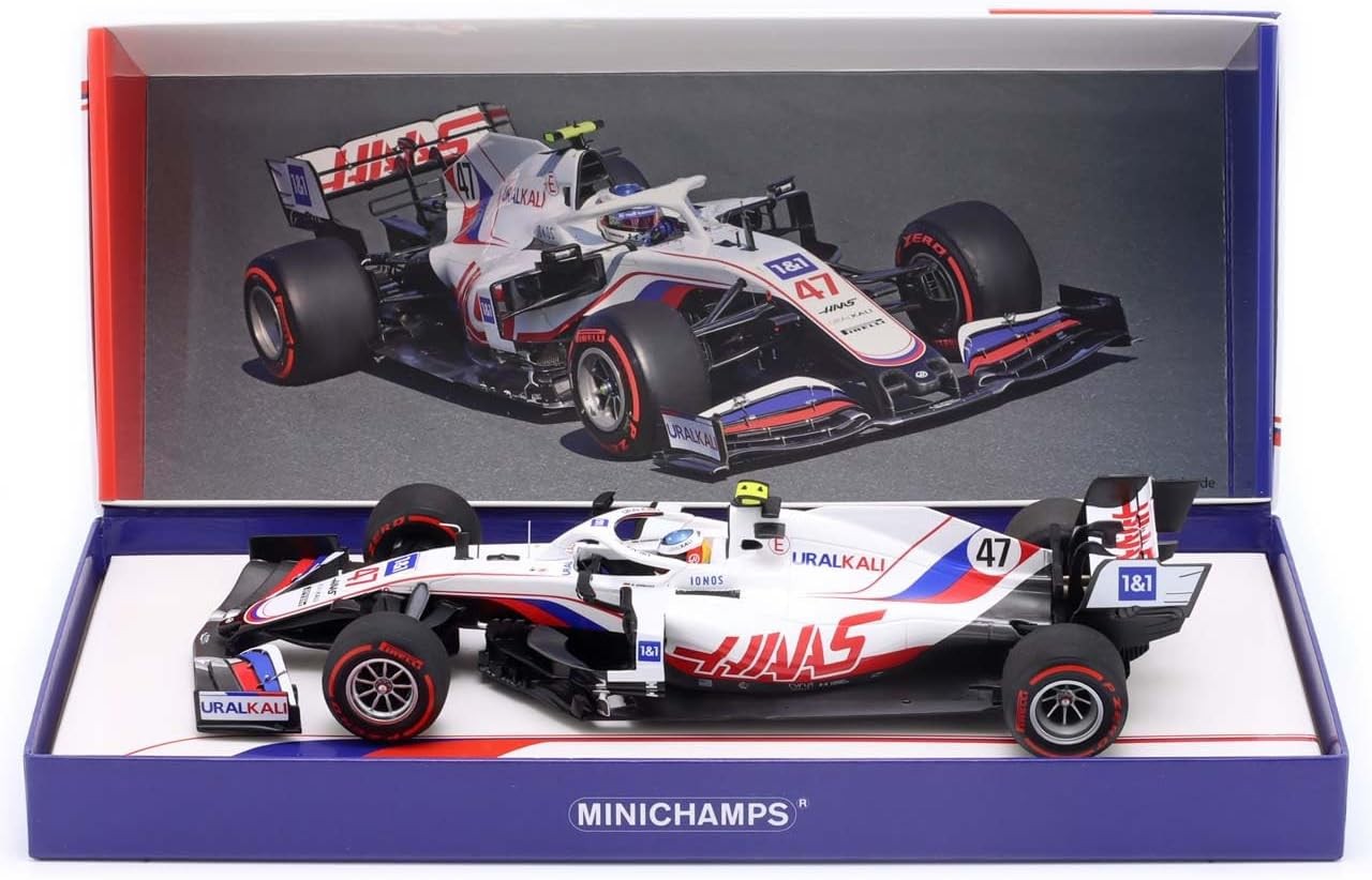 F1 Haas Uralkali #47 Schumacher Zandvoort GP 2021 Minichamps 113211347 voiture miniature 1:18