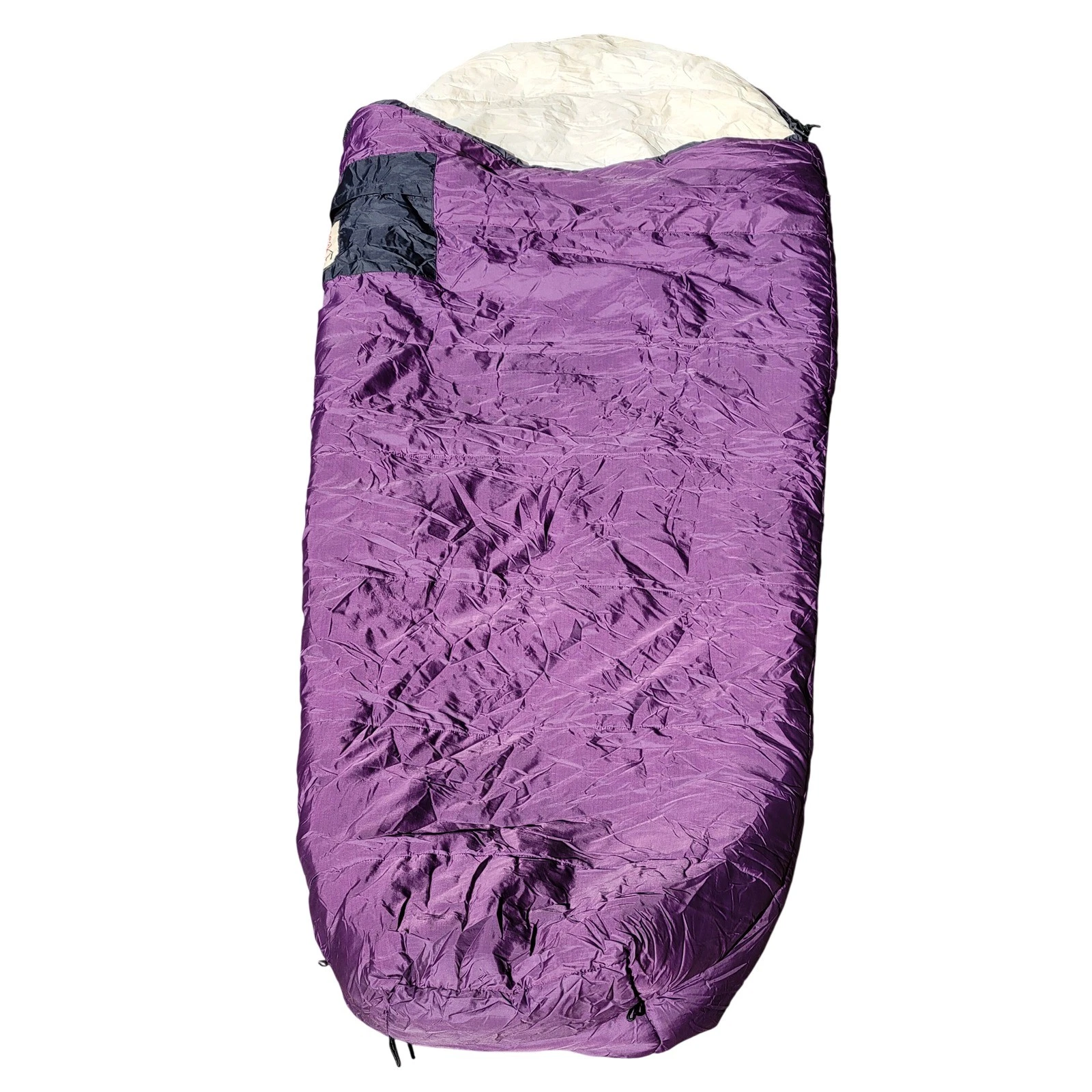 Peak 1 Coleman Mummy Sleeping Bag Purple Hollofil II 32x82 8550A610 With Sack