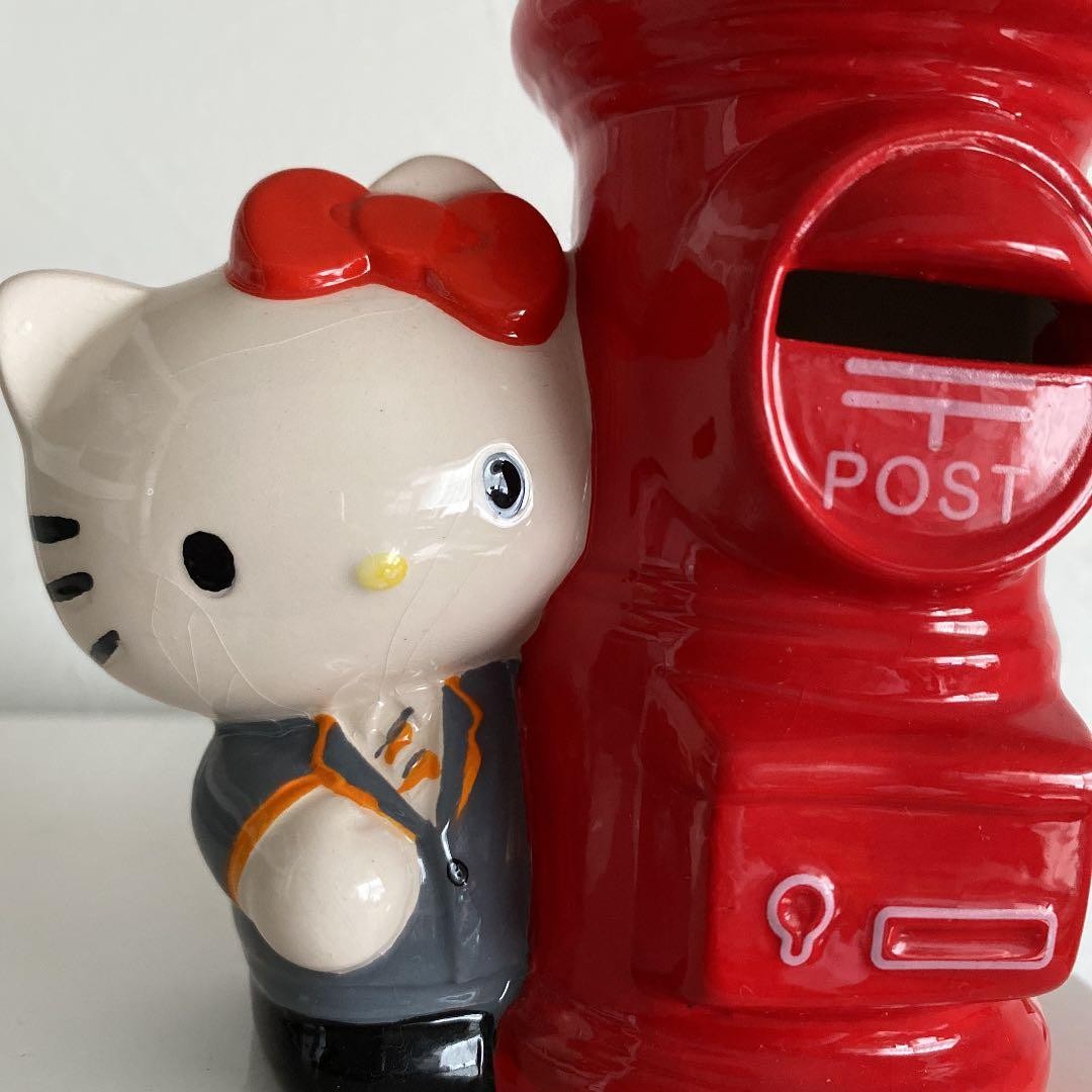 Hello Kitty Japan Post Collaboration Ceramic Coin Bank