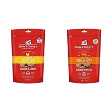 Stella  Chewy's Freeze-Dried Raw Dinner Patties Dog Food - 2x 14oz Bags