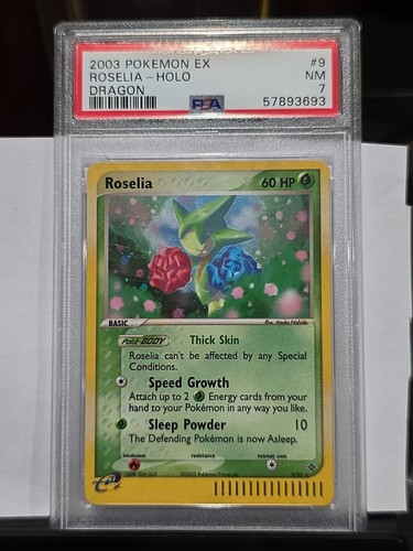 Roselia graded PSA 7 for sale on eBay