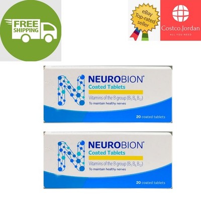 2 x Neurobion - Vitamin B1, B6, B12/Nervenlinderung, 20 Tabletten  VERSANDKOS...