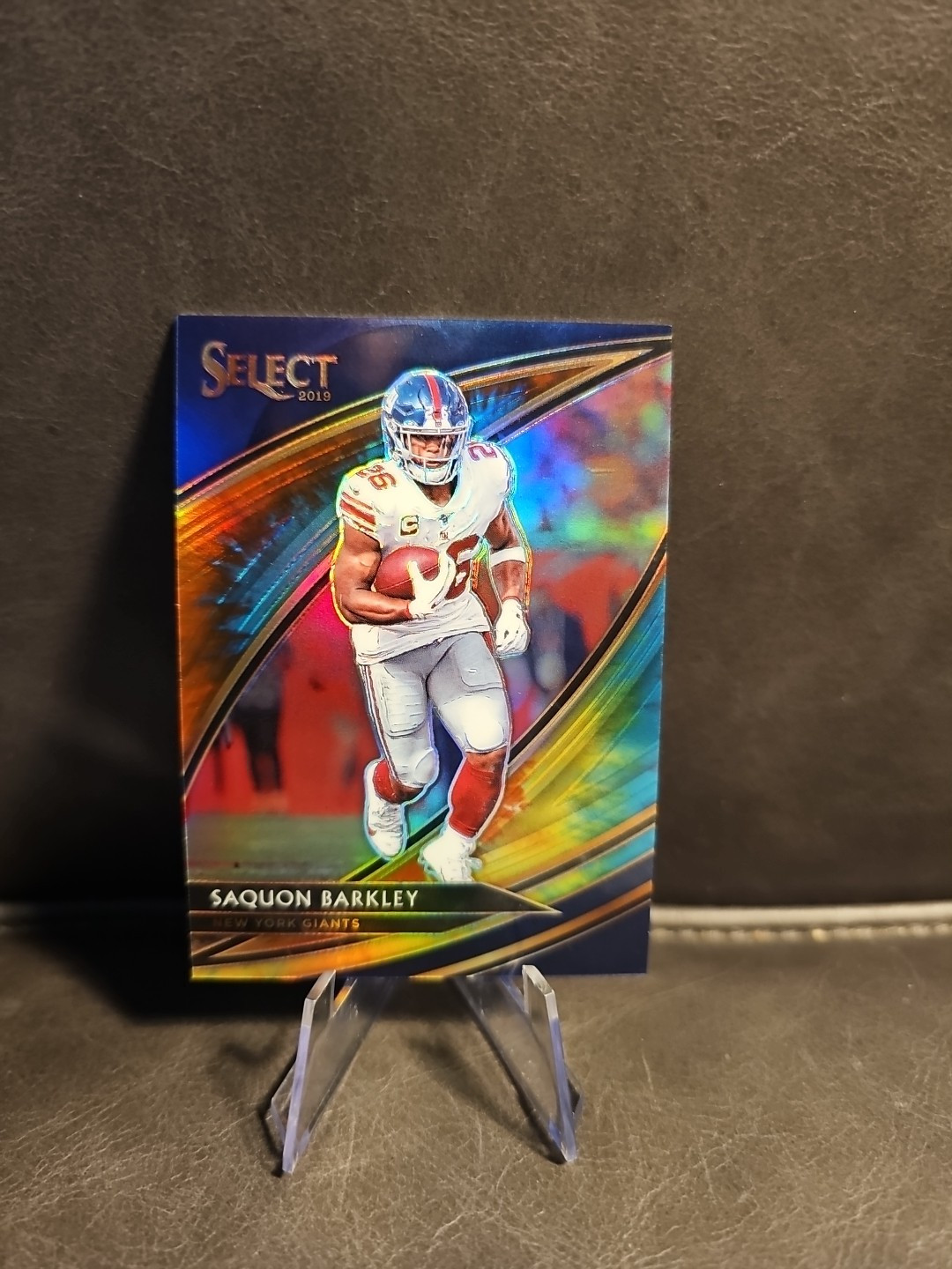 2019 Select Field Level Tie-Dye Prizm /25 Saquon Barkley #209 Eagles Giants