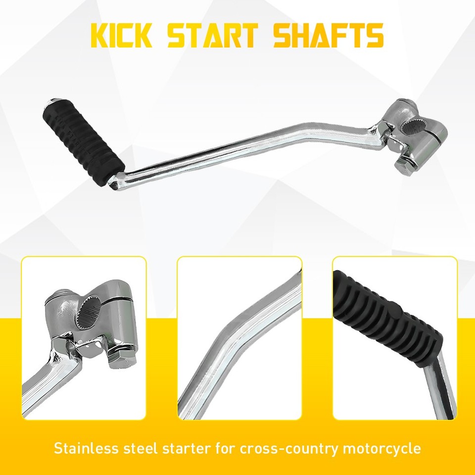 Levier Démarreur Kick Starter 15mm Pour CG125 - Pédale Kickstart Robuste Et Durable Pour Moto