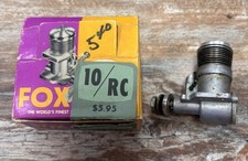 Vintage 1960s RC Airplane Engine Fox 10 With Original Box