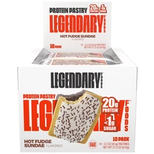 Legendary Foods 20g Protein Pastry - Low Carb Meal 2.2 Ounce (Pack of 10) 