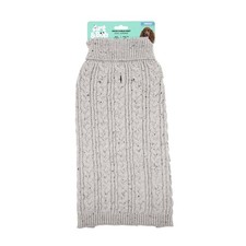 Art  Bob 40cm Grey Medium Knitted Dog Jumper